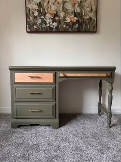 Refinished Wood Desk