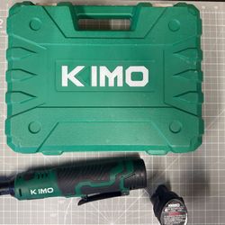 Kimo Cordless Electric Ratchet Wrench Set, 40 Ft-lbs, 400 RPM, 12V Wrench 3/8" 2x batteries