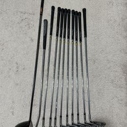 Golf Club Set Big Bertha Driver Wilson Staff Pi-5 Irons 3-9 With PW, SW & Putter Right Handed