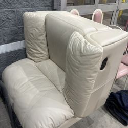 Leather Sofa Recliner . Likes New . Price Including Delivery 