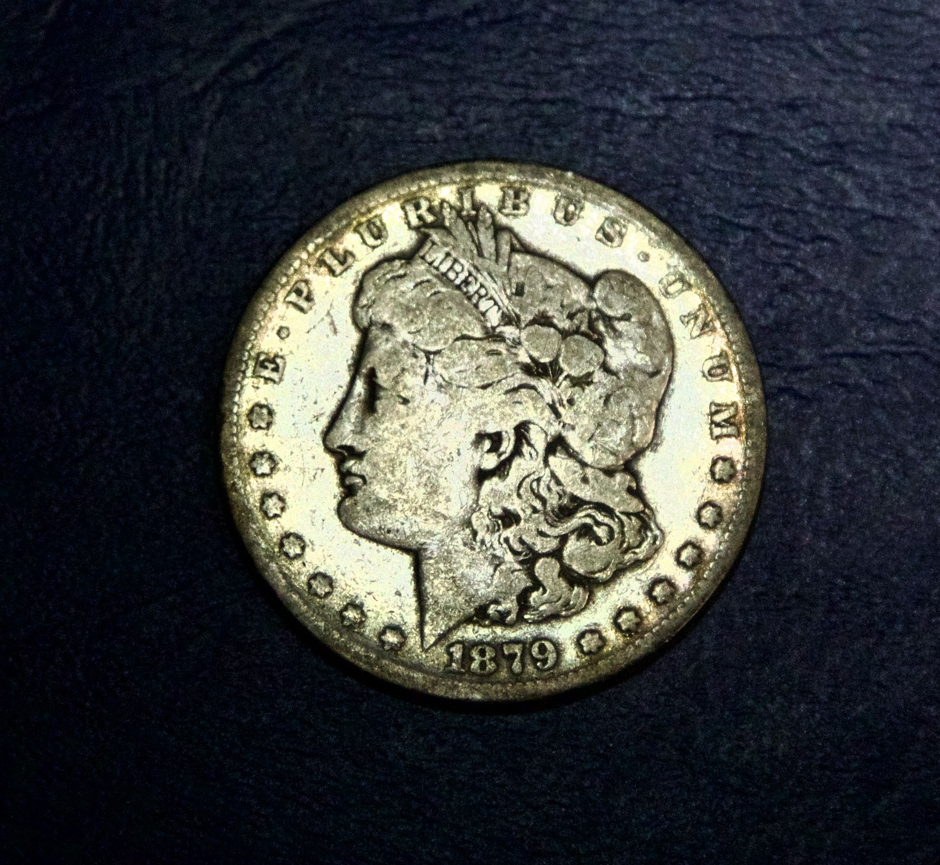 1879 “S” Morgan Silver dollar w Toning