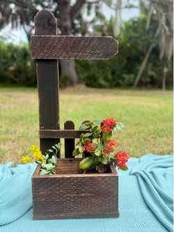 Hand crafted planters
