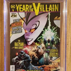 DC's Year of the Villain Special 1 (CGC 9.8) Cert (contact info removed)
