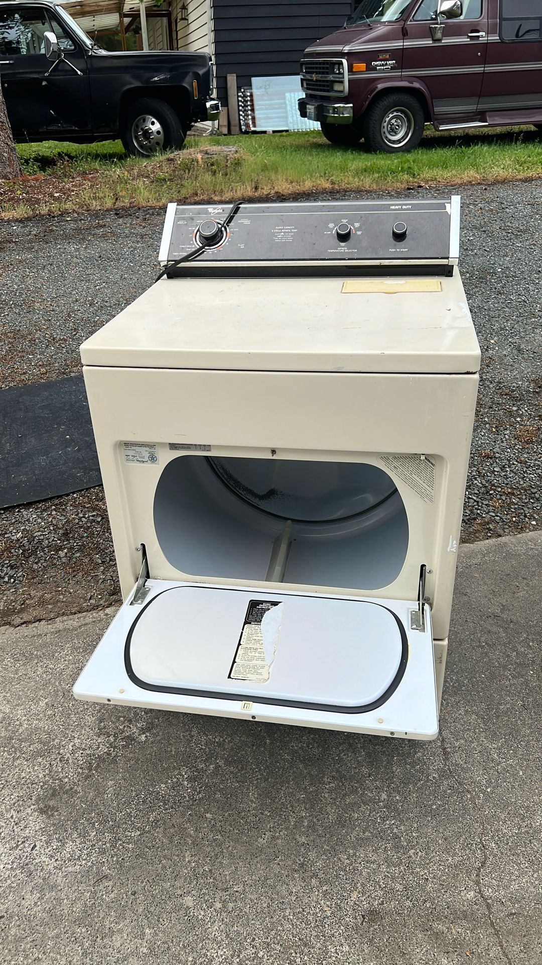 Older Whirlpool Gas Dryer