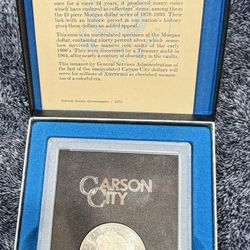 1oz Silver 1884 Carson City UN Very Nice 
