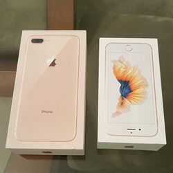 Boxes Apple For iPhone 8 Plus And 6S ORIGINAL $17 Each One 