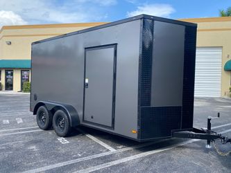 BRAND NEW 7x14 ENCLOSED TRAILER 7’ TALL