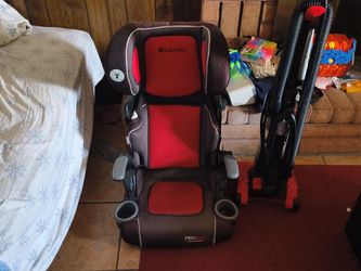 Car seat and buster