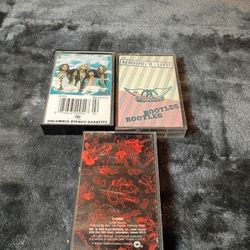 Aerosmith Cassette Tape Collection