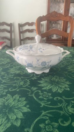 Blue & White Serving Dish