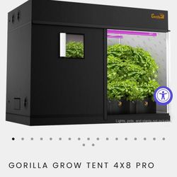8 Foot Tall 4 X 8 Gorilla Grow Tent