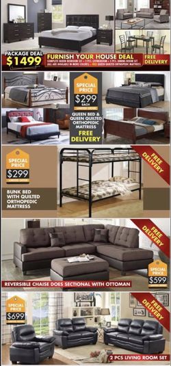 Furniture Specials for your home needs