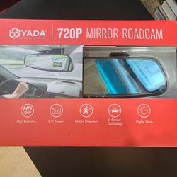 New in Box - 720p Mirror DashCam w/2.4" LCD & Loop Recording