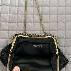 French beaded evening bag
