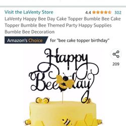First Bee Day Decor