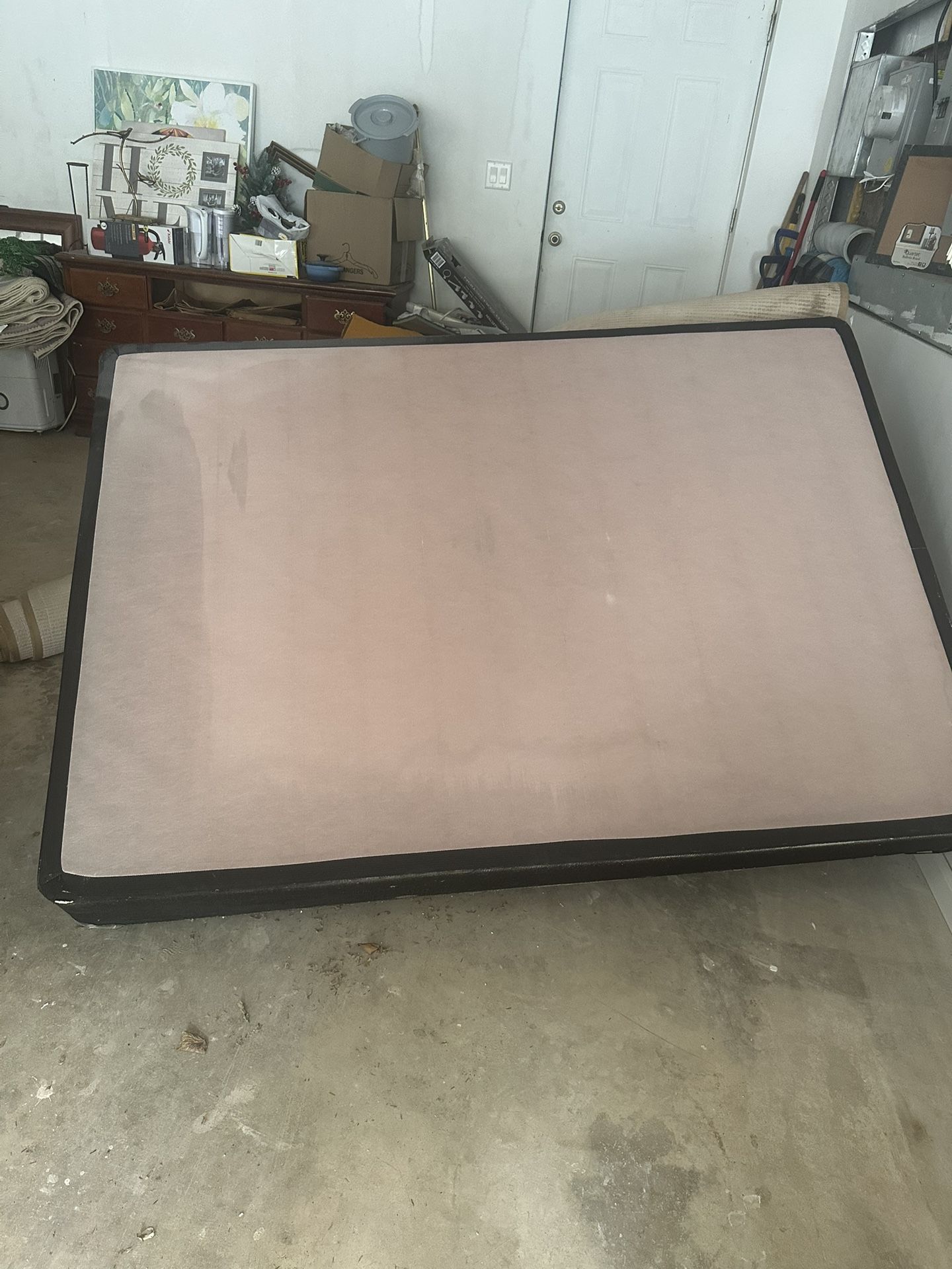 Free-bed Spring Box-full Size And Bed Frame
