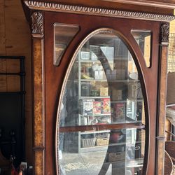 2 Curio Cabinets 