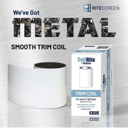 Professional Contractor Grade Aluminum Trim Coil (Standard White) 50 X 24X .19