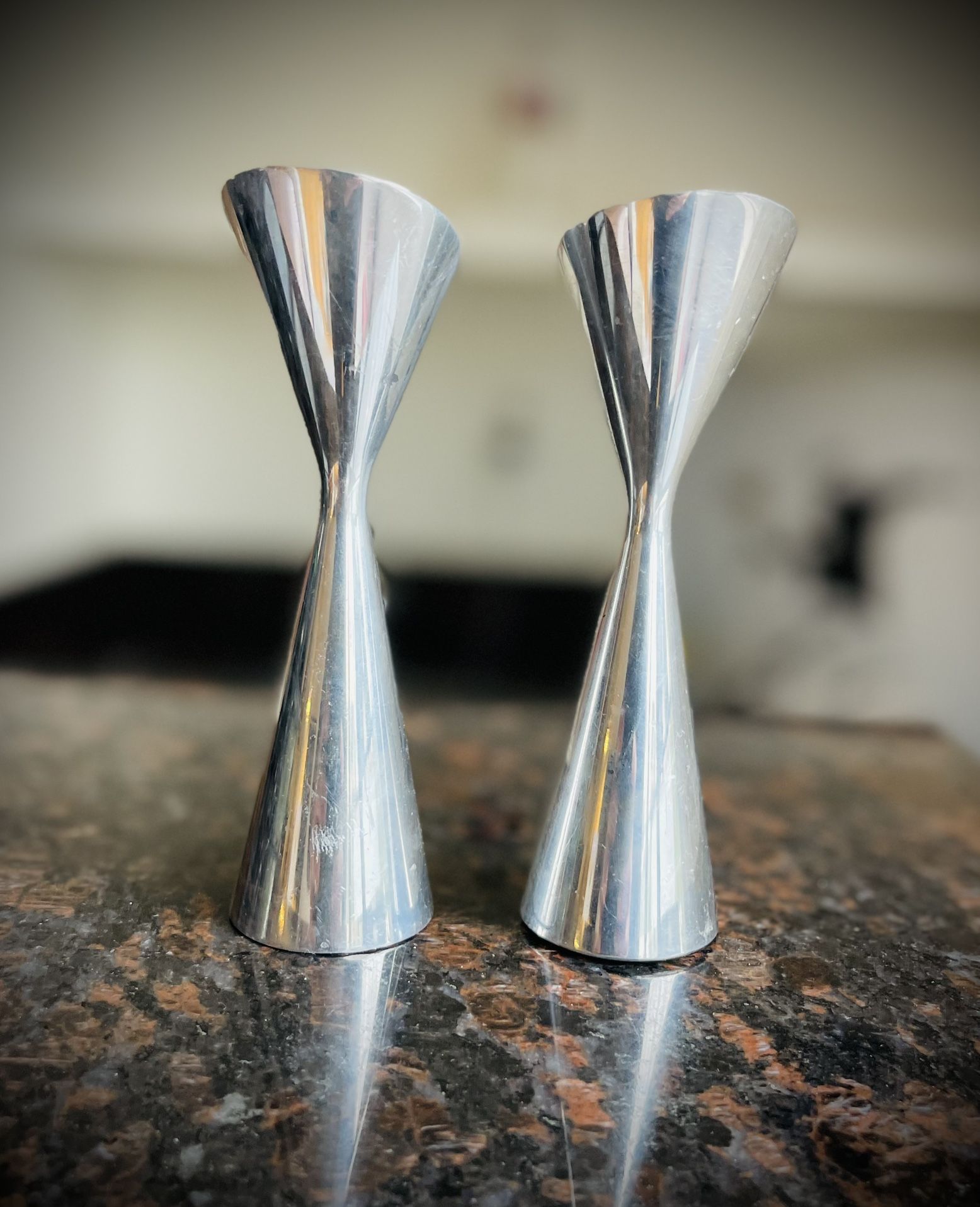 Nambe Candle Stick Holders From 1994