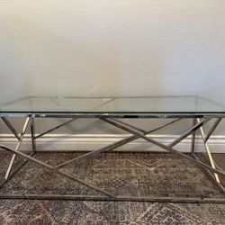 Glass Top Coffee Table