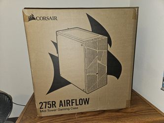 Corsair 275R Airflow with tempered glass mid-tower computer case