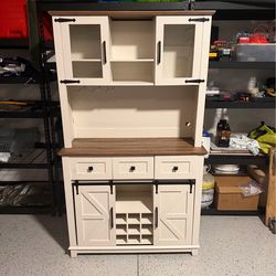 Farmhouse Bar Cabinet
