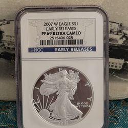 Gold Eagle Early Release Silver Coin