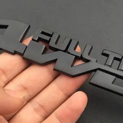 6.10”-1.10” Fit 4 WD Metal Car Emblem
