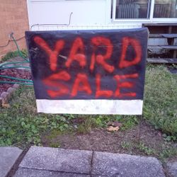 Yard Sale Sign - Can Be Personalized 
