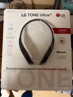 LG Tone Ultra Alpha Bluetooth Neckband Headset