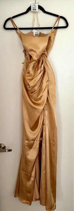 Champagne Gold – Designer Gown (New, Size 2)
