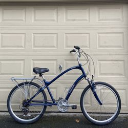 Electra Townie 21D Step-Over Beach Cruiser Bike – 26” Wheels – Shimano 21-Speed – Men’s Bicycle
