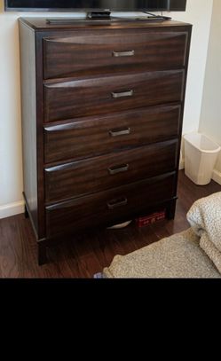 Full size bedframe and dresser