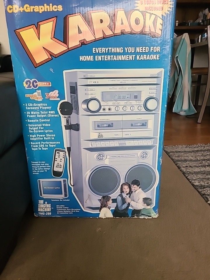 Karaoke The Singing Machine( Local Pickup Only)