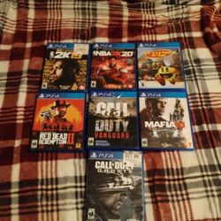 PS4 Games All For 80