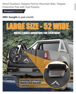 Himal Outdoors Tailgate Pad for Mountain Bike, Tailgate Protection Pad with Tool Pockets