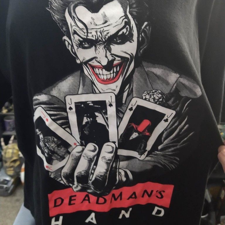 Joker dead man's hand shirt hotsell
