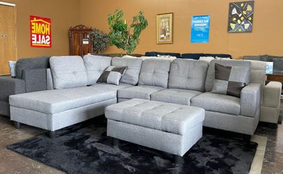 Sectional and Ottoman SALE Only $499! 🔥