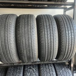 SET OF TIRES 275 65 18 MICHELIN 85% LIFE
