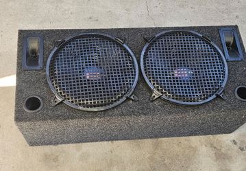 Dual subwoofer box 12 inch