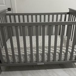 Baby Crib (Gray Color)