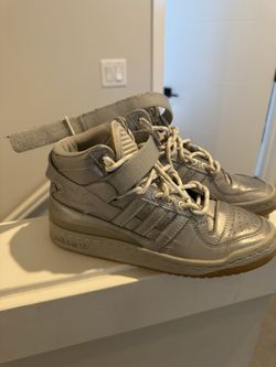 Adidas x IVY PARK Forum Mid sneakers from Beyoncé's Icy Park collaboration.