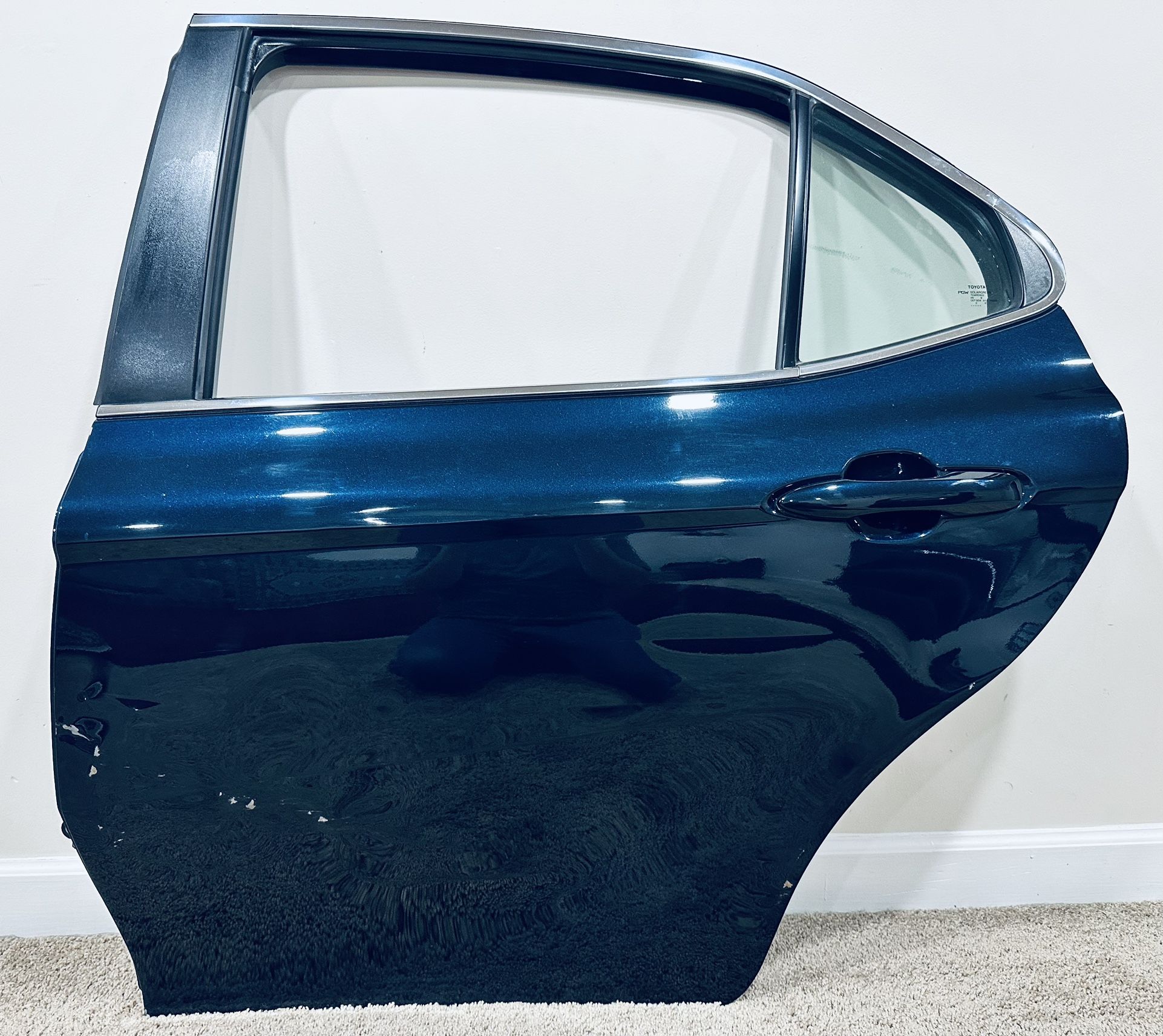 2018-2024 Toyota Camry Door Assembly - Aqua Mica 221 - Left Rear