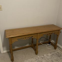 Oak console Table