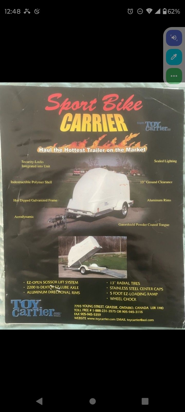 Sport Motorcycle Carrier 