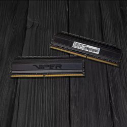 Patriot Viper 16GB (2x8GB) DDR4 3200MHz CL16 Desktop RAM Kit - Black