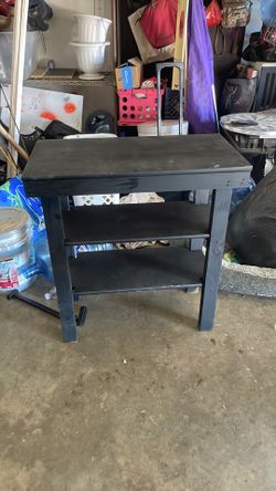 Black table