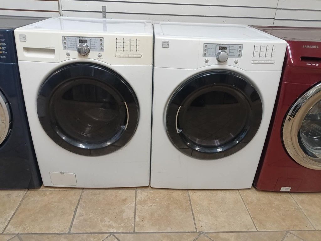 SET WASHER AND DRYER KENMORE WHITE ✨️SIDE BY SIDE - STACKABLE ✨️