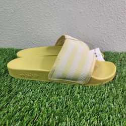Mens SIZE 10 Adidas Originals Adidas Adilette Slides Yellow (JH7768)