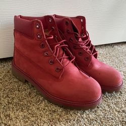 Red Kids Timberland Boot